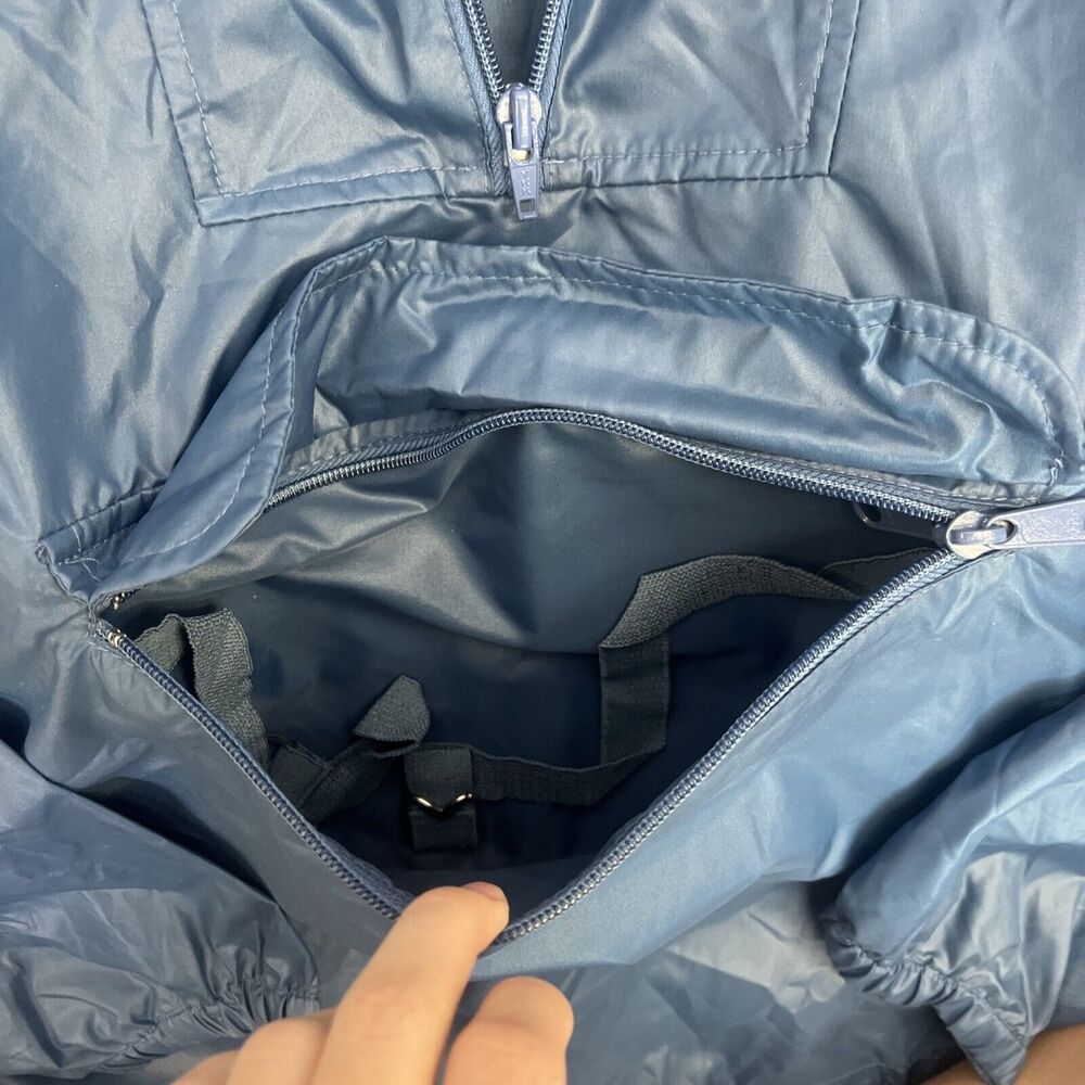 Vintage Lacoste Izod Pullover Fanny Pack Windbreaker Jacket sz M quarter zip FS - Picture 9 of 12
